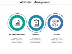 Attribution management ppt powerpoint presentation file example introduction cpb