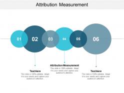 Attribution measurement ppt powerpoint presentation model portfolio cpb