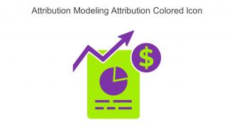 Attribution Modeling Attribution Colored Icon In Powerpoint Pptx Png And Editable Eps Format