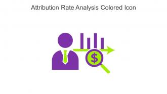 Attribution Rate Analysis Colored Icon In Powerpoint Pptx Png And Editable Eps Format