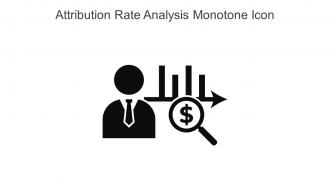 Attribution Rate Analysis Monotone Icon In Powerpoint Pptx Png And Editable Eps Format