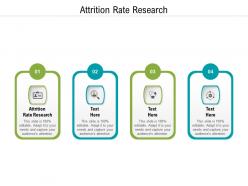 Attrition rate research ppt powerpoint presentation summary design ideas cpb