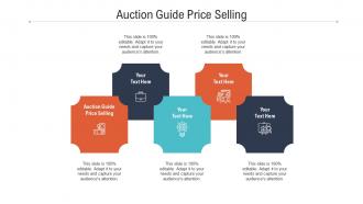 Auction guide price selling ppt powerpoint presentation outline infographic template cpb