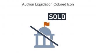 Auction Liquidation Colored Icon In Powerpoint Pptx Png And Editable Eps Format