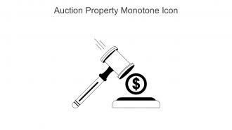 Auction Property Monotone Icon In Powerpoint Pptx Png And Editable Eps Format