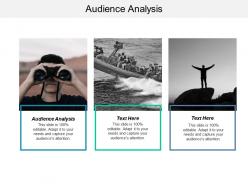 Audience analysis ppt powerpoint presentation layouts display cpb
