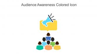 Audience Awareness Colored Icon In Powerpoint Pptx Png And Editable Eps Format