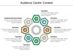 Audience centric content ppt powerpoint presentation icon file formats cpb