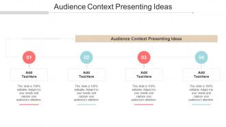 Audience Context Presenting Ideas In Powerpoint And Google Slides Cpb