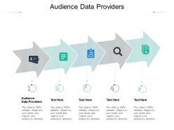 Audience data providers ppt powerpoint presentation professional elements cpb
