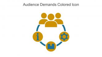 Audience Demands Colored Icon In Powerpoint Pptx Png And Editable Eps Format