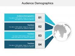Audience demographics ppt powerpoint presentation file gallery cpb