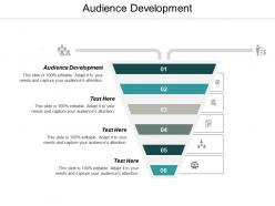 Audience development ppt powerpoint presentation gallery design inspiration cpb