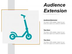 Audience extension ppt powerpoint presentation gallery graphics example cpb