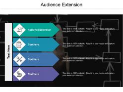 Audience extension ppt powerpoint presentation pictures design ideas cpb