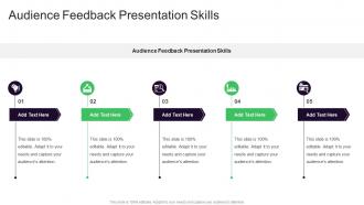 Audience Feedback Presentation Skills In Powerpoint And Google Slides Cpb