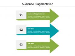 Audience fragmentation ppt powerpoint presentation styles sample cpb