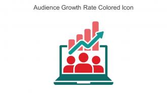 Audience Growth Rate Colored Icon In Powerpoint Pptx Png And Editable Eps Format
