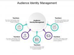 Audience identity management ppt powerpoint presentation portfolio brochure cpb