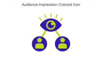 Audience Impression Colored Icon In Powerpoint Pptx Png And Editable Eps Format