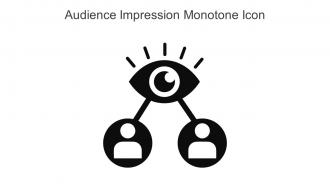 Audience Impression Monotone Icon In Powerpoint Pptx Png And Editable Eps Format