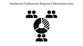Audience Preference Segment Monotone Icon In Powerpoint Pptx Png And Editable Eps Format