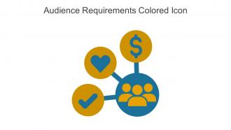 Audience Requirements Colored Icon In Powerpoint Pptx Png And Editable Eps Format