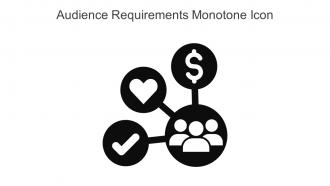 Audience Requirements Monotone Icon In Powerpoint Pptx Png And Editable Eps Format