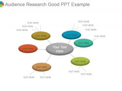 Audience Research Good Ppt Example