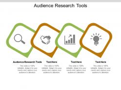 Audience research tools ppt powerpoint presentation gallery topics cpb