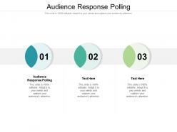 Audience response polling ppt powerpoint presentation portfolio clipart cpb