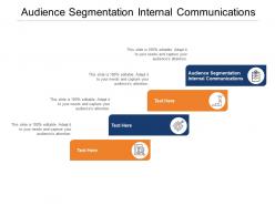 Audience segmentation internal communications ppt powerpoint presentation icon graphics download cpb