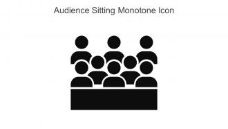 Audience Sitting Monotone Icon In Powerpoint Pptx Png And Editable Eps Format