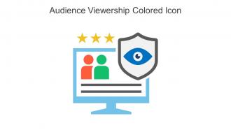 Audience Viewership Colored Icon In Powerpoint Pptx Png And Editable Eps Format
