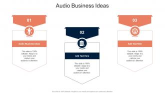 Audio Business Ideas In Powerpoint And Google Slides Cpb