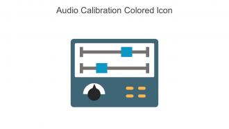 Audio Calibration Colored Icon In Powerpoint Pptx Png And Editable Eps Format
