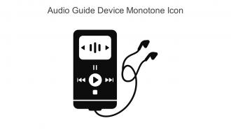 Audio Guide Device Monotone Icon In Powerpoint Pptx Png And Editable Eps Format