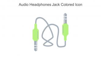 Audio Headphones Jack Colored Icon In Powerpoint Pptx Png And Editable Eps Format