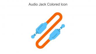 Audio Jack Colored Icon In Powerpoint Pptx Png And Editable Eps Format