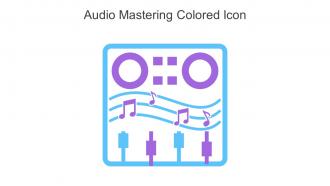 Audio Mastering Colored Icon In Powerpoint Pptx Png And Editable Eps Format