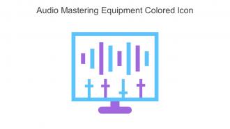 Audio Mastering Equipment Colored Icon In Powerpoint Pptx Png And Editable Eps Format