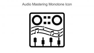 Audio Mastering Monotone Icon In Powerpoint Pptx Png And Editable Eps Format