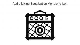 Audio Mixing Equalization Monotone Icon In Powerpoint Pptx Png And Editable Eps Format