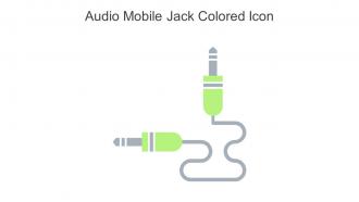 Audio Mobile Jack Colored Icon In Powerpoint Pptx Png And Editable Eps Format