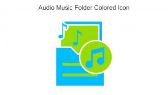 Audio Music Folder Colored Icon In Powerpoint Pptx Png And Editable Eps Format