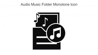 Audio Music Folder Monotone Icon In Powerpoint Pptx Png And Editable Eps Format