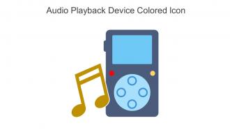 Audio Playback Device Colored Icon In Powerpoint Pptx Png And Editable Eps Format