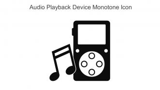Audio Playback Device Monotone Icon In Powerpoint Pptx Png And Editable Eps Format