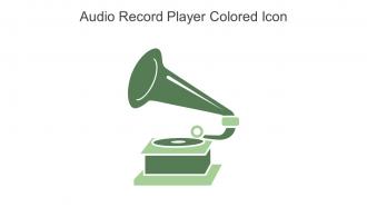 Audio Record Player Colored Icon In Powerpoint Pptx Png And Editable Eps Format