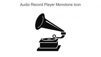 Audio Record Player Monotone Icon In Powerpoint Pptx Png And Editable Eps Format